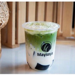 Matcha Latte+Grass Jelly