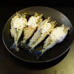 River prawns cheese กุ้งแม่น้ำชีสทะลัก