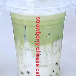 มัทฉะนมสดมุกบุก