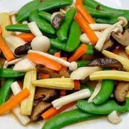 ผัดผักรวมเจ (กับข้าว)
