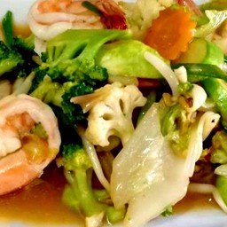 ผัดผักรวม (กับข้าว)