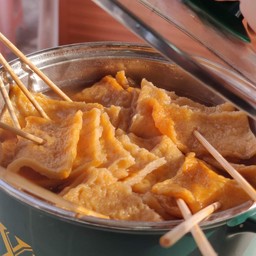 ออมุก ปลาแผ่นเกาหลี เสียบไม้