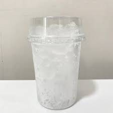 น้ำแข็งเปล่า+แก้ว+หลอด