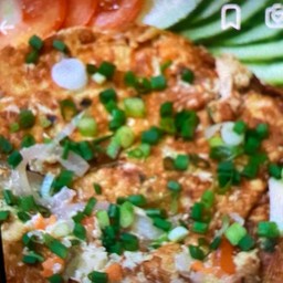 [อร่อยซ่ากับโค้ก] ข้าวใข่เจียวแหนม +  โค้ก ออริจินัล (ขวด) 