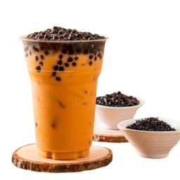 ชานมไทยบุกไข่มุกเย็น