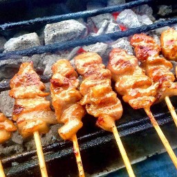 หมูปิ้งโบราณ เจ้าเก่า (สันโค้งหลวงเชียงราย)