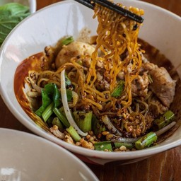 หมี่เหลืองแห้งต้มยำ