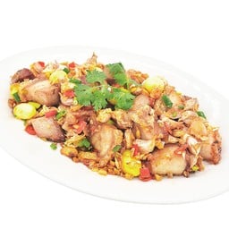 หมูกรอบคั่วพริกเกลือ