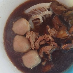 เนื้อสด+ตับ+ชิ้น+เปื่อย+ริ้ว ลวกเปล่า น้ำชุปเนื้อ