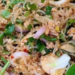ลาบวุ้นเส้นหมูสับ
