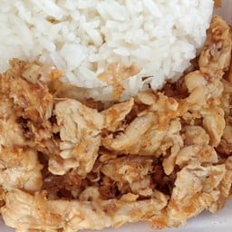 ข้าวไก่ทอดกระเทียม