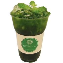 ชาเขียวมัทฉะมะนาวน้ำผึ้งเย็น