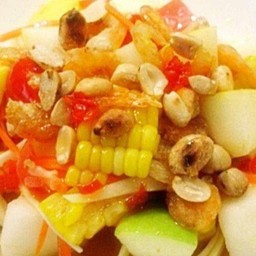 ยำผลไม้(แอปเปิ้ล+ข้างโพด+มะม่วง)