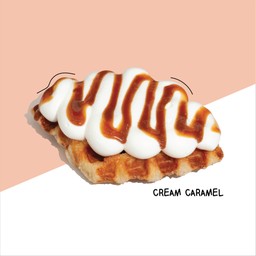 Cream Caramel Croffle