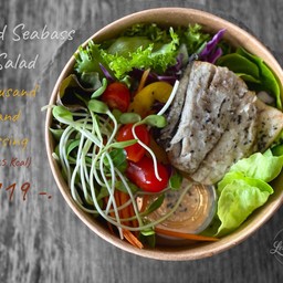 สลัดปลากะพงย่าง