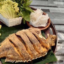 เมี่ยงปลานิลทอด(160)