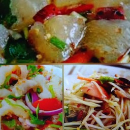 ชุดสุดคุ้ม   ตำปูปลาร้า  +ยำเล็บมือนาง+ต้มแช่บเอ็นแก้ว