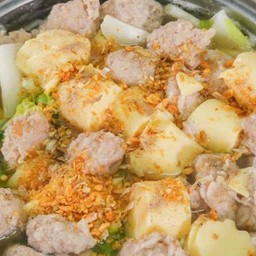 ต้มจืดเต้าหู้หมูสับสาหร่าย(กับข้าว)