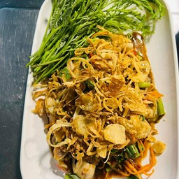 ยำปลาร้าหอยนางรม