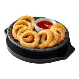 Onion Ring with Salsa Sauce