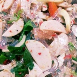 เส้นแก้ว เบสิก(ไส้กรอก+หมูยอ+ปูอัด)