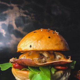 เบอเกอร์เนื้อ2ชิ้น