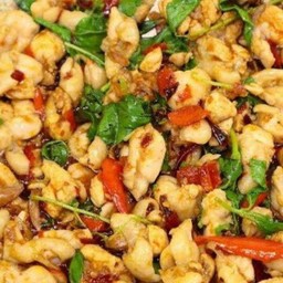 กับข้าว..กระเพราไก่