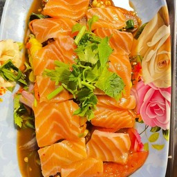 ยำปลาร้าแซลม่อน