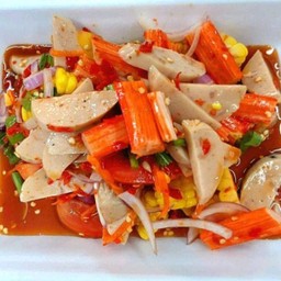 เกาเหลาเบสิก(หมูยอ,ไส้กรอก,ปูอัด)