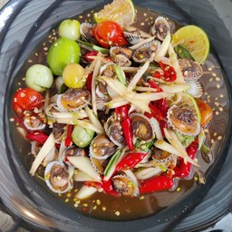 ตำหอยแครง