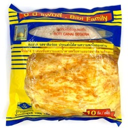 โรตีปากี Homemade 1 แพคมี 10 ชื้น Halal