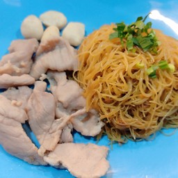 หมี่คลุกหมู