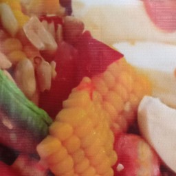 ยำข้าวโพดไข่เค็ม