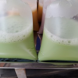 น้ำเต้าหู้ชาเขียวทรงเคื่อง