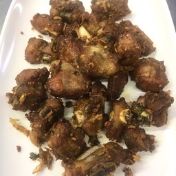 ซีโครงหมูทอด