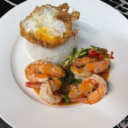 ข้าวกุ้งผัดพริกสด
