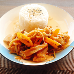 ไก่กรอบผัดขิงสะท้านโลกันต์