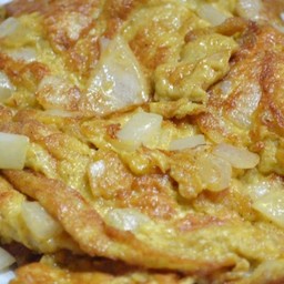 ข้าวไข่เจียวหอมหัวใหญ่