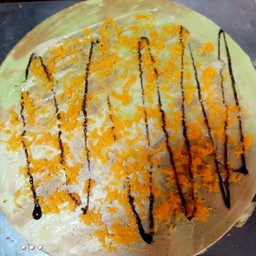 เครปไส้วนิลา-ฝอยทอง