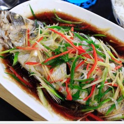 ปลาเก๋านึ่งซีอิ้ว