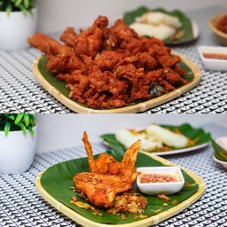 Set Of Chicken Skin + 2 Wings