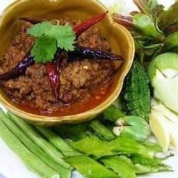 ชุดผักต้ม+น้ำพริกกะปิ