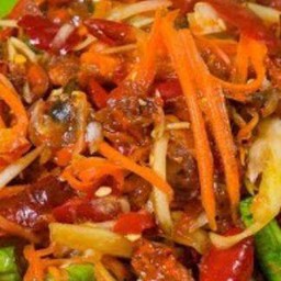 ตำหอยดอง