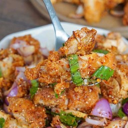 ยำไก่แซ่บ (เป็นกับข้าว)