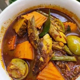 Fish entrails curry