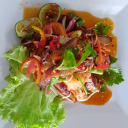 ยำหมูย่างตะไคร้สด