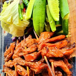 หมูย่างร้อนๆ