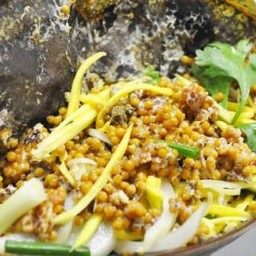 ยำไข่แมงดาทะเล(จาน)