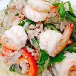 ยำเส้นแก้วกุ้ง (สด) (สาขาบิ๊กซีเอ๊กตร้า)