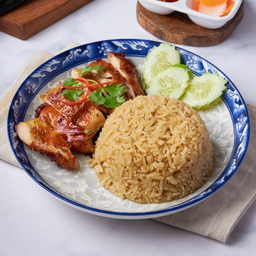 ข้าวมันไก่ย่าง (ออร์แกนิค)